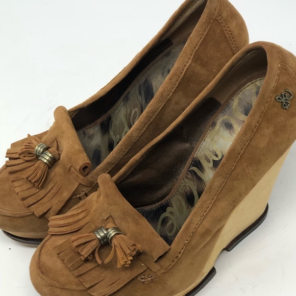 Sam Edelman Shoes - Sam Edelman | WESLEY Fringe Tassel Wedges  Size 8